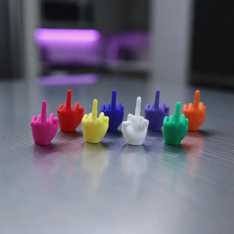 3D Printed Finger Gesture Statue Modern Handshape Figurine Creative Sculpture for Office Tabletop Home Decoration Accent