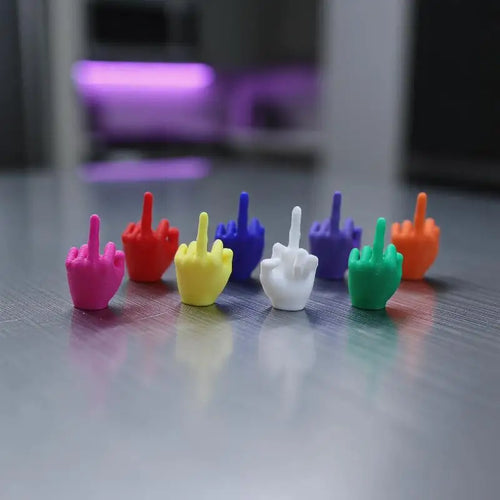 3D Printed Finger Gesture Statue Modern Handshape Figurine Creative Sculpture for Office Tabletop Home Decoration Accent